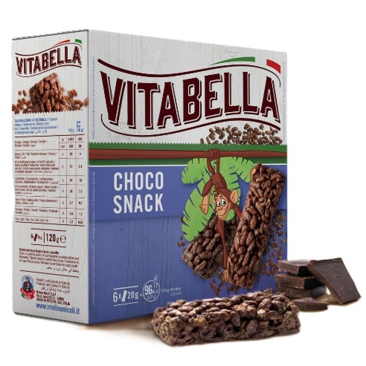 Choco Snack&nbsp;Barretta&nbsp;Ai Cereali Vitabella 6x20g