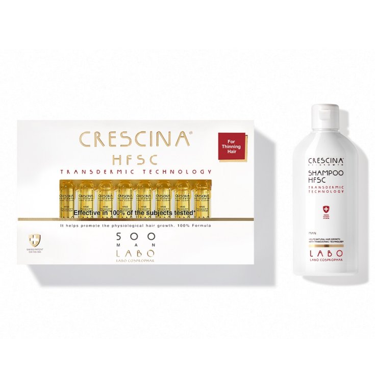 Crescina HFSC Agenone 500 Uomo Labo 20+20 Fiale