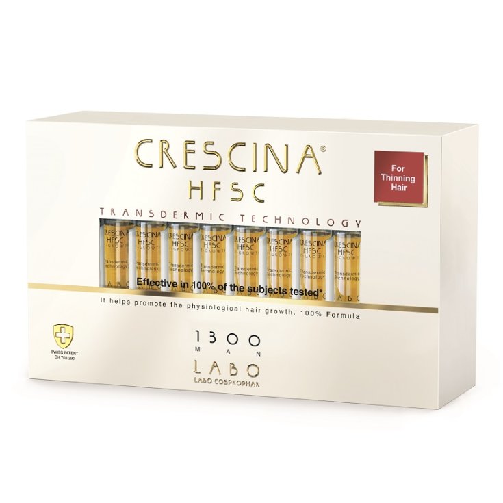 Crescina HFSC Agenone 1300 Uomo Labo 20+20 Fiale