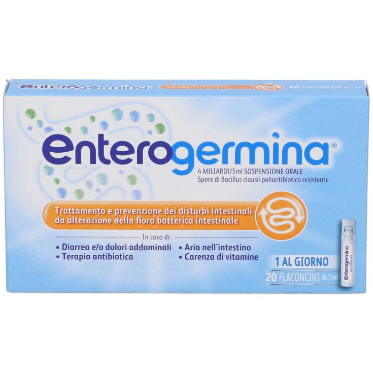 Enterogermina 4 Miliardi 20 Flaconcini Da 5ml Enterogermina 4 Miliardi 20 Flaconcini Da 5ml