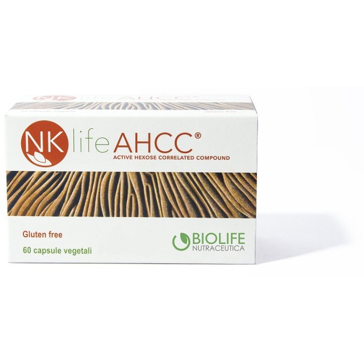 NK Life AHCC Integratore Alimentare 60 Compresse