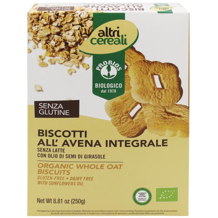 Altri Cereali Biscotti All'Avena Integrale Probios 250g