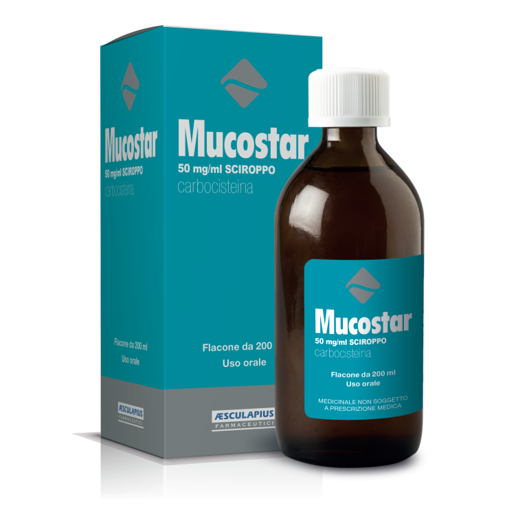 Mucostar 50 mg/ml Sciroppo Aesculapius Farmaceutici 200ml