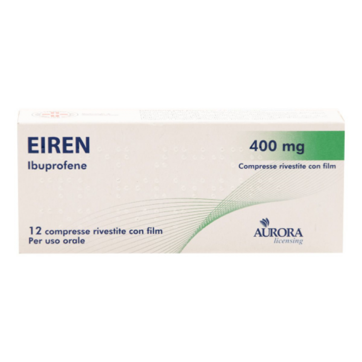 EIREN 400 MG 12 COMPRESSE RIVESTITE CON FILM EIREN 400 MG 12 COMPRESSE RIVESTITE CON FILM