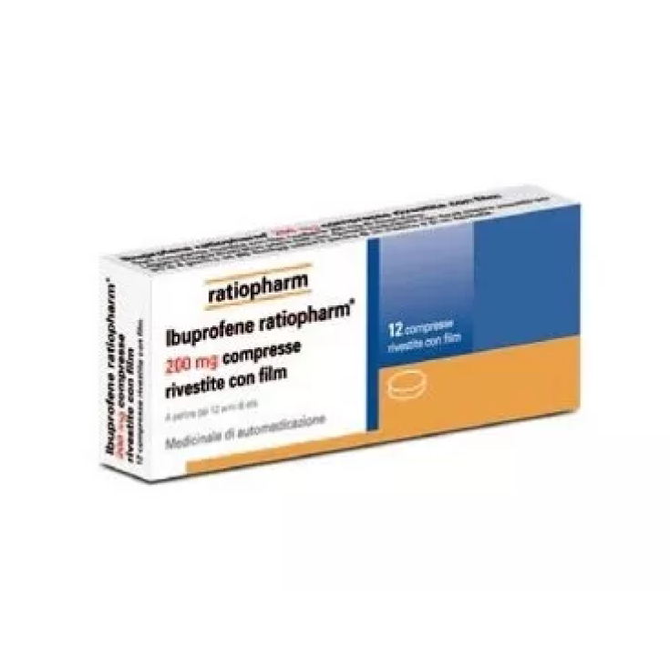 Ibuprofene 200mg RatioPharm 12 Compresse Rivestite Ibuprofene 200mg RatioPharm 12 Compresse Rivestite