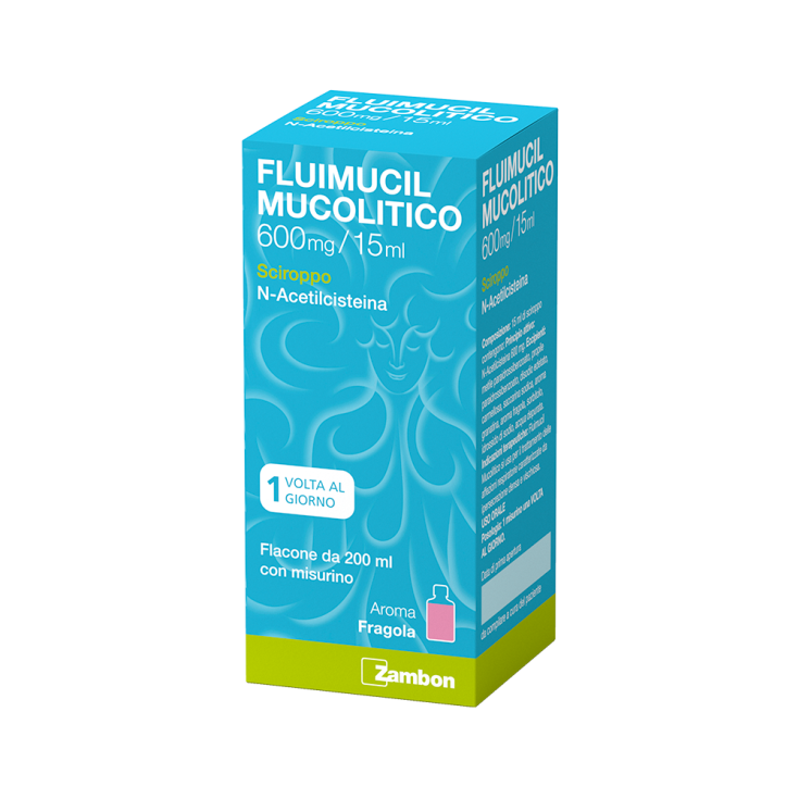 Fluimucil Mucolitico 600mg/15ml Zambon Sciroppo 200ml