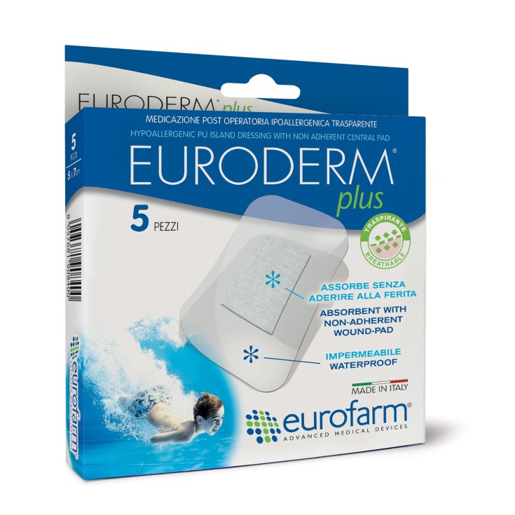 Euroderm Plus 10x10cm Eurofarm 5 Medicazioni