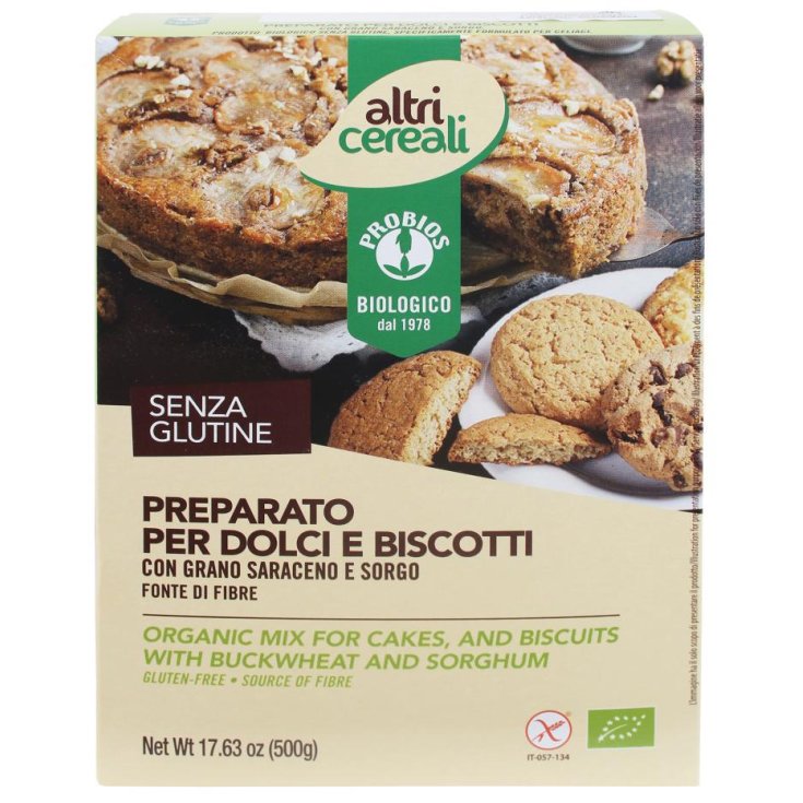 Altri Cereali Preparato Per Dolci E Biscotti Con Grano Saraceno E Sorgo Probios 500g
