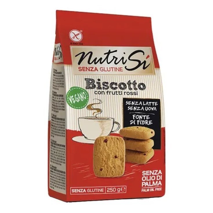 Biscotto Con Frutti Rossi&nbsp;NutriS&igrave; 250g