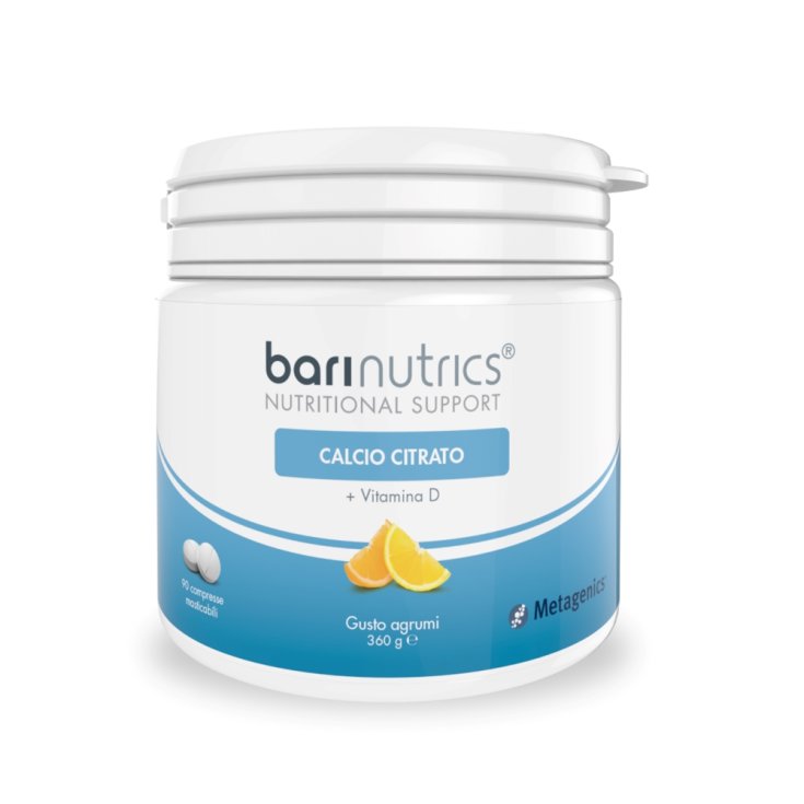 BariNutrics Calcio Citrato + Vitamina D Metagenics&reg; 90 Compresse Masticabili