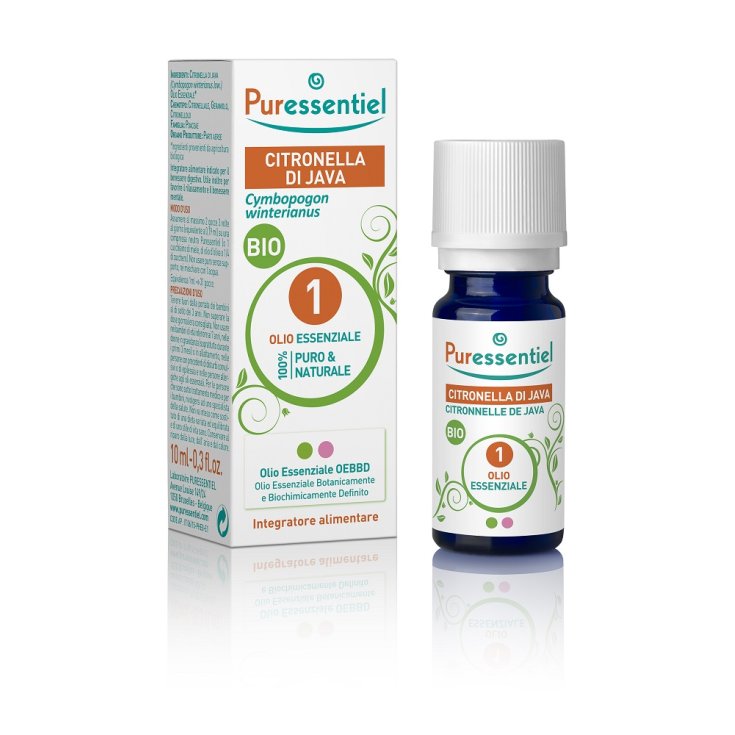 Citronella Di Java Bio 1 Olio Essenziale Puressentiel 10ml