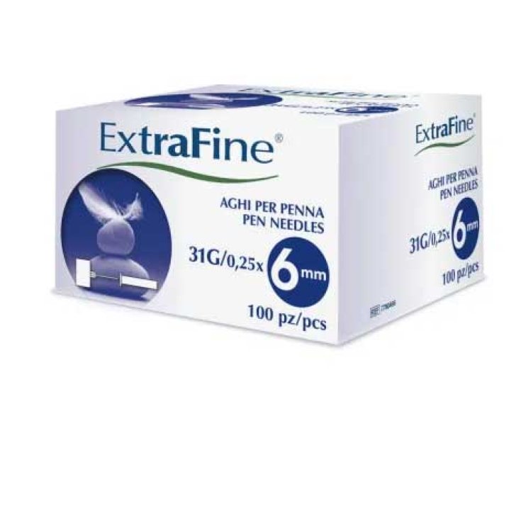 Extrafine&reg; Aghi Penna 31G x 6mm 100 Pezzi