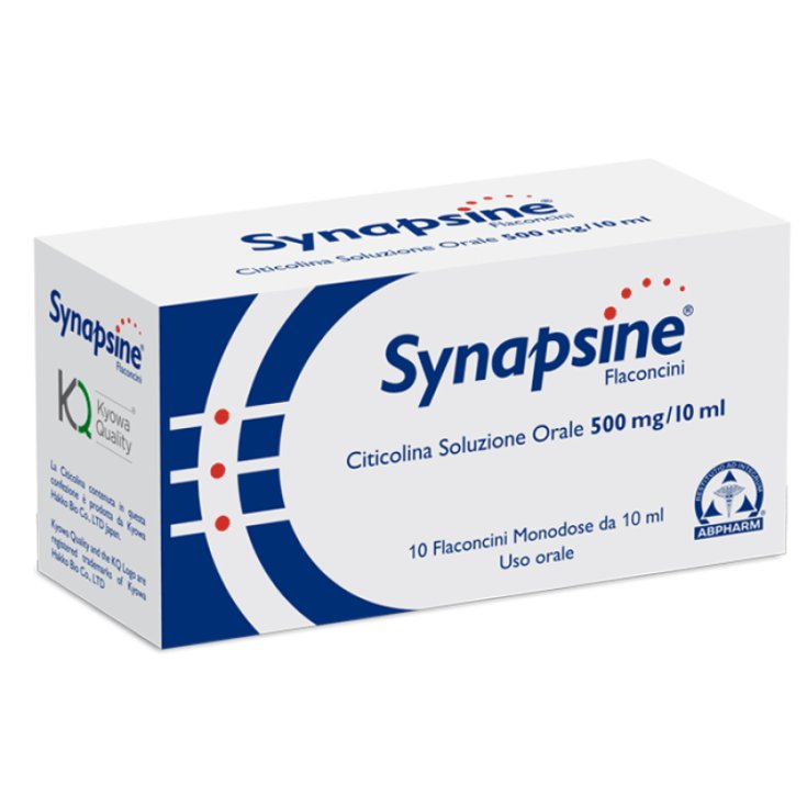 Synapsine Flaconcini Citicolima 500mg/10ml ABPharm 10x10ml