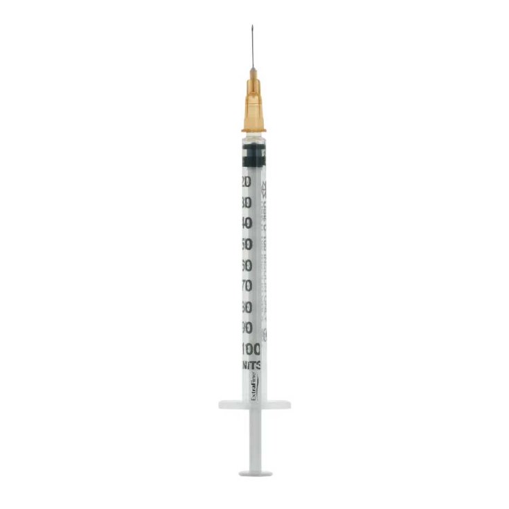 Extrafine Siringa Insulina 1ml G26 Ago Removibile