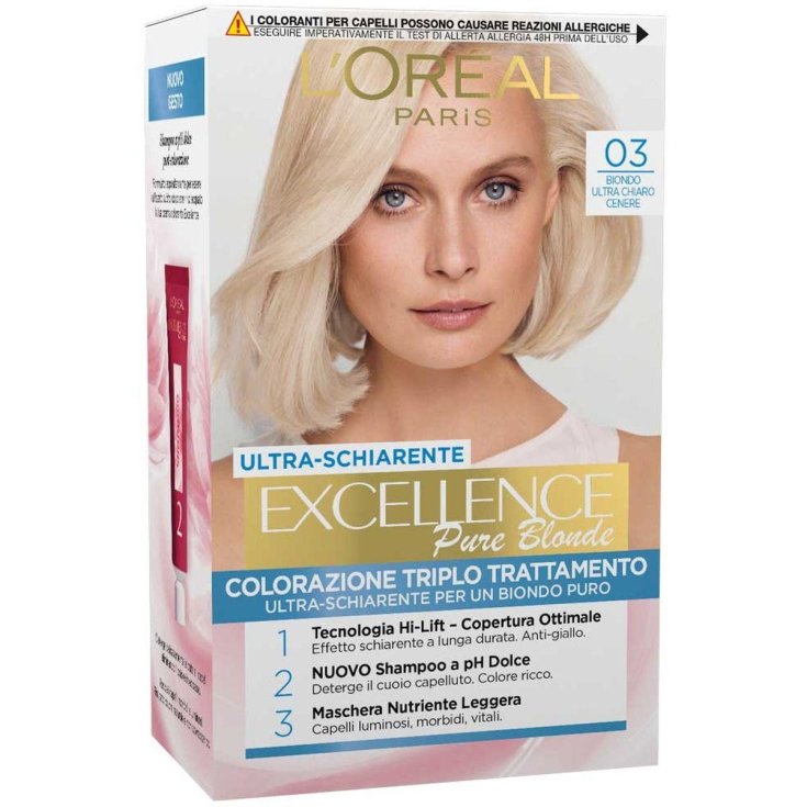 Excellence Pure Blonde 03 Biondo Ultra Chiaro Cenere L'Oreal
