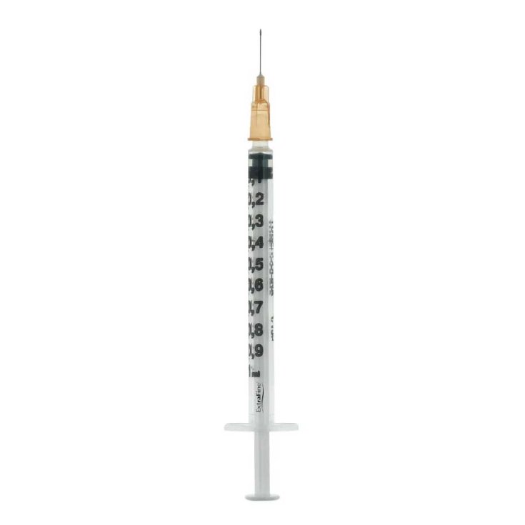 Extrafine Siringa Tubercolina 1ml G26 Ago Rimovibile
