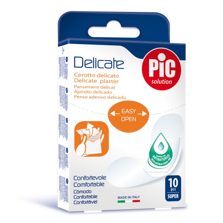 Delicate Cerotto Delicato Formato Super PIC 10 Cerotti