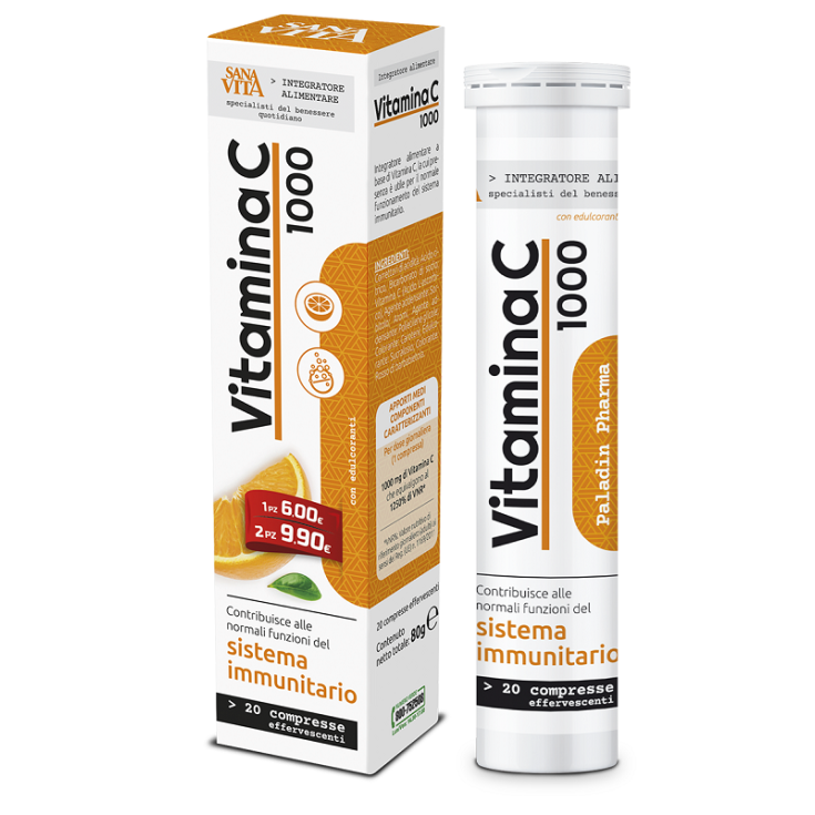 Sanavita Vitamina C 20 Compresse Effervescenti