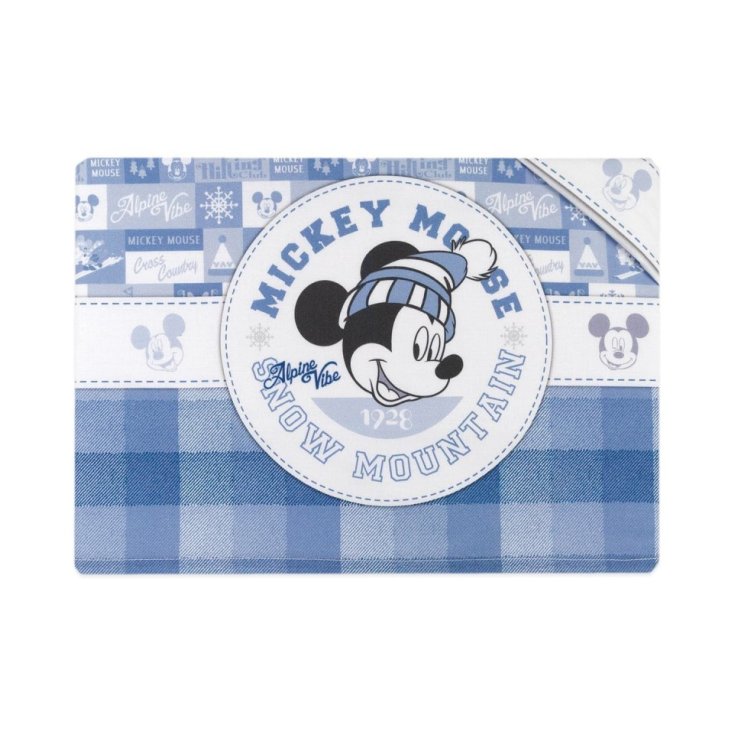 Completo 3pz culla lettino bimbo neonato lenzuolo stampa Mickey Disney baby bianco rosso TU