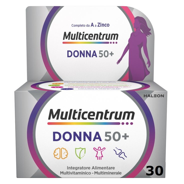 Multicentrum Donna 50+ Integratore Alimentare 30 Compresse