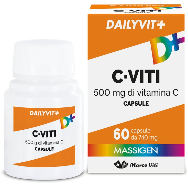 C•Viti 500mg Dailyvit+ Massigen 60 Capsule C•Viti 500mg Dailyvit+ Massigen 60 Capsule