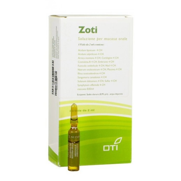 Zoti Soluzione Mucosa Orale OTI 20x2ml Zoti Soluzione Mucosa Orale OTI 20x2ml
