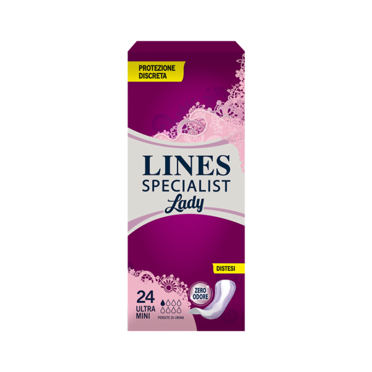 Assorbenti Femminili Ultra Mini Lady Lines Specialist 24 Pezzi