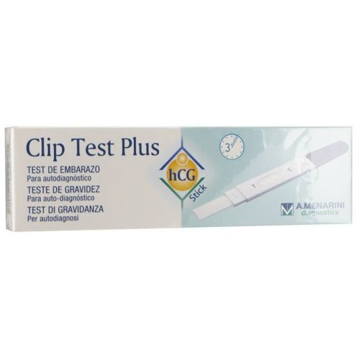 Clip Test Plus HCG Stick&nbsp;Test di Gravidanza A.Menarini Diagnostics