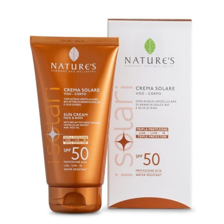 I Solari Crema Solare Viso Corpo Spf50 Nature's 150ml