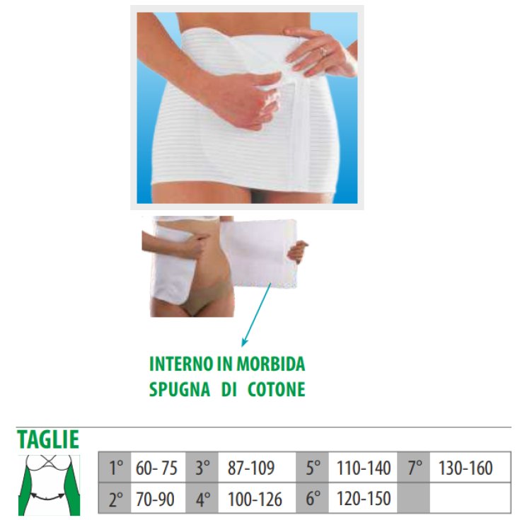 Cintura Elastica Millerighe Post Operatoria Tg.5&nbsp;Clia  Ortho