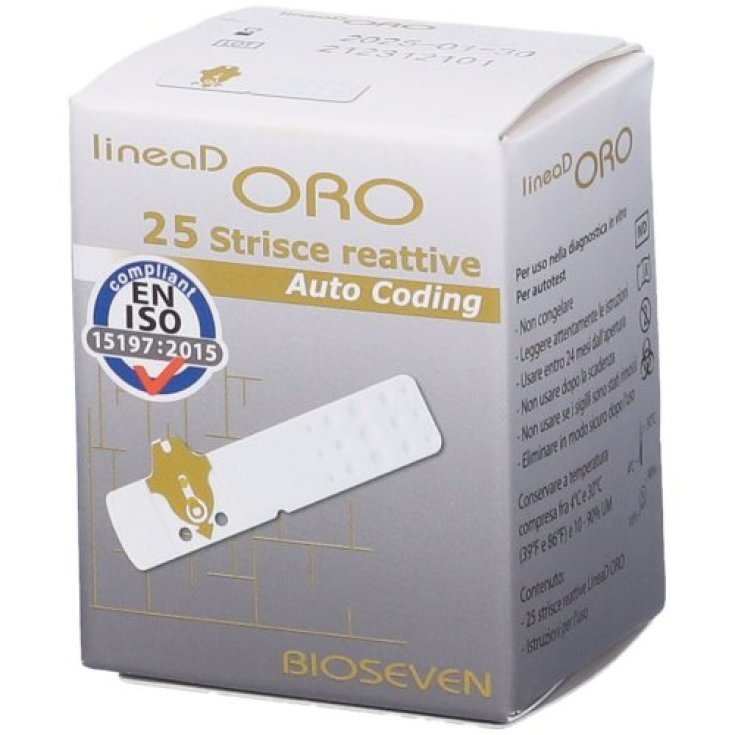 Bioseven Linea D'Oro 50 Strisce Per Glicemia
