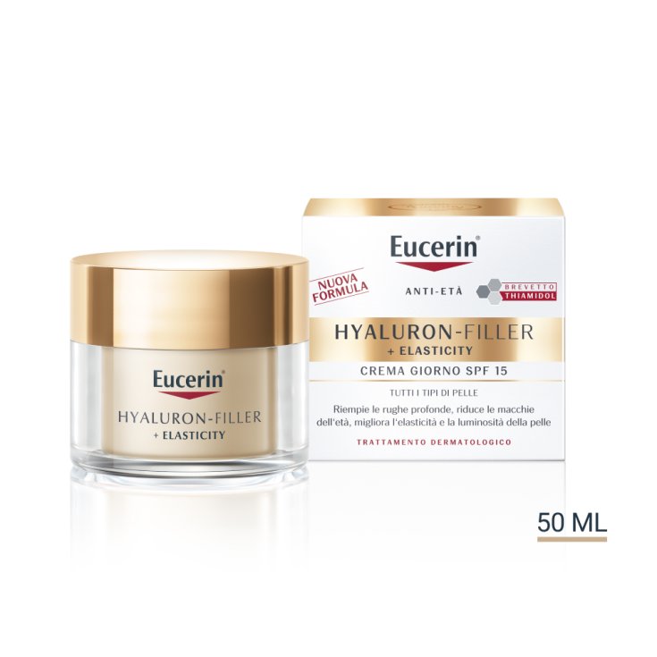 Hyaluron-Filler + Elasticity Giorno Spf 15 Eucerin 50ml