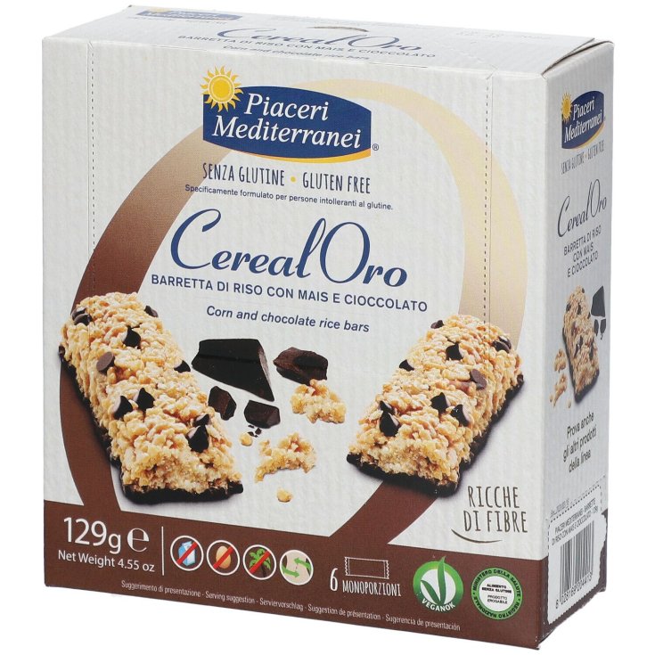 Barretta di Riso con Mais e&nbsp;Cioccolato&nbsp;Cereal Oro 129g