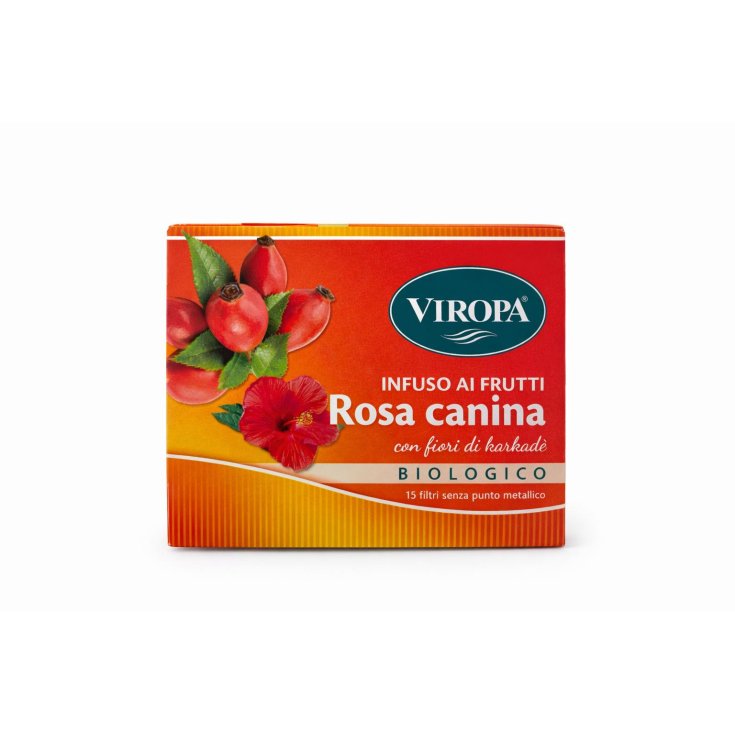 Viropa Infuso ai frutti Rosa Canina con fiori di Karkad&egrave; BIO 15 filtri