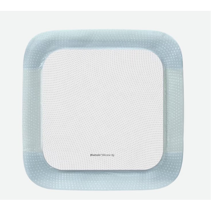 Biatain Silicone Ag 39637&nbsp;10x10cm Coloplast 5 Pezzi