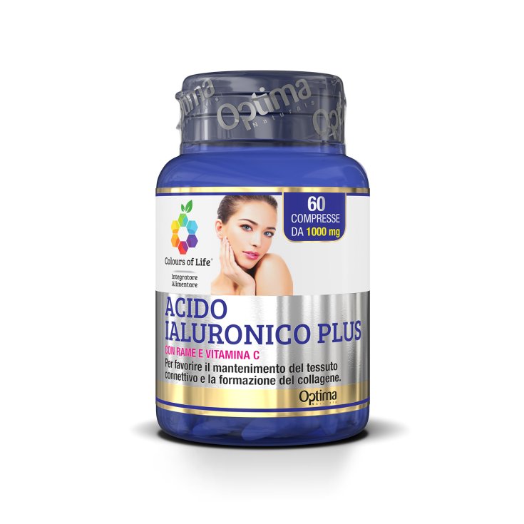 Acido Ialuronico Plus Con Rame E Vitamina C Colours Of Life&reg; Optima Naturals 60 Compresse