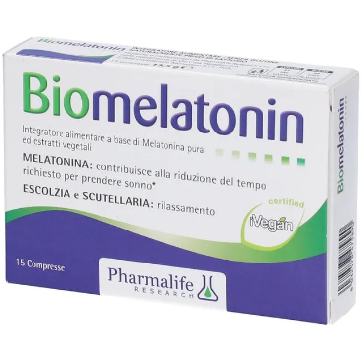 Pharmalife Research Biomelatonin Integratore Alimentare 15cpr