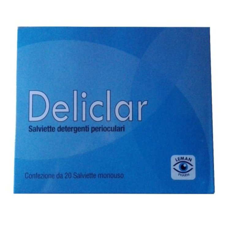 Deliclar&nbsp;Salviette Detergenti Leman Pharm 20 Pezzi