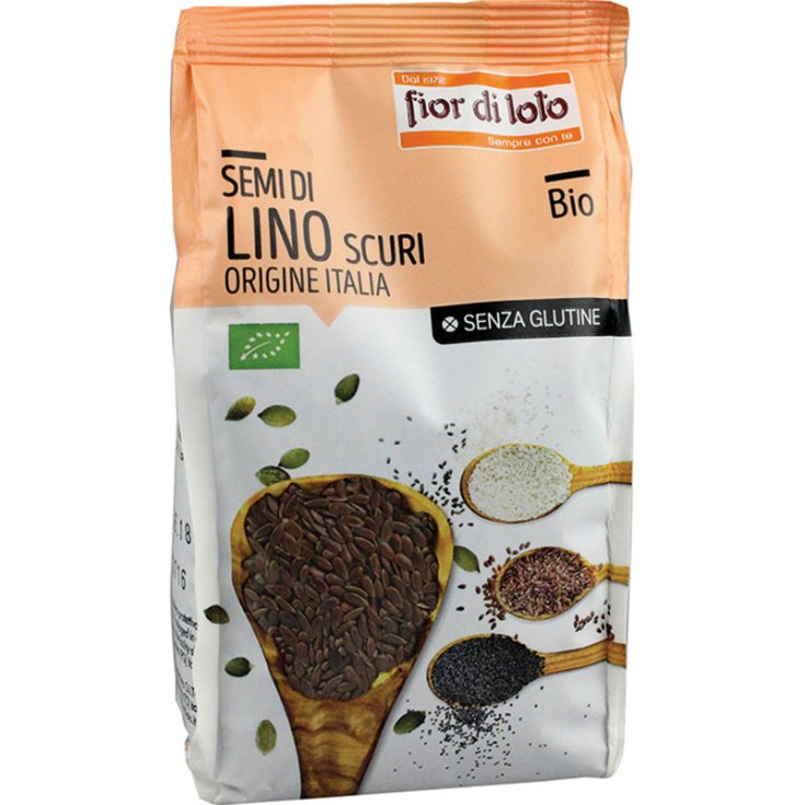 Semi di&nbsp;Lino Scuri&nbsp;Bio Fior di Loto 400g