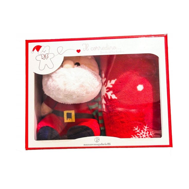Set 2pz regalo Natale pile e pupazzo