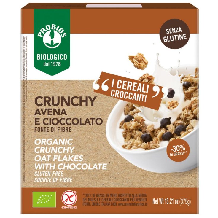 Crunchy Avena e Cioccolato Probios 375g