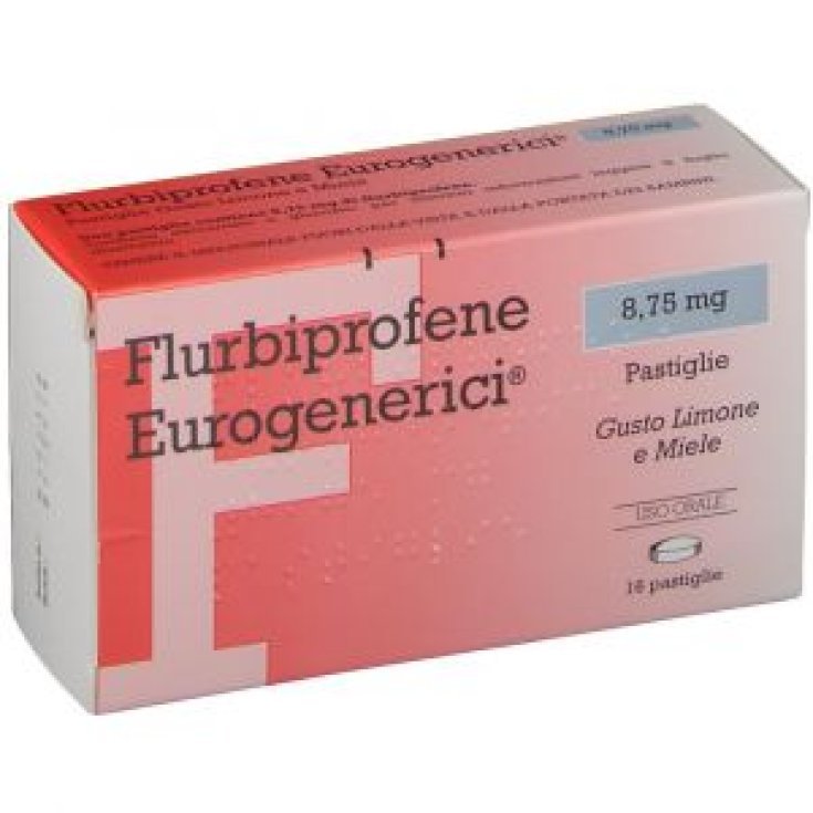Flurbiprofene Limone E Miele Eurogenerici 16 Pastiglie