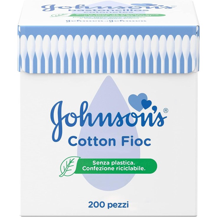 Baby Cotton Fioc Johnson's 200 Pezzi