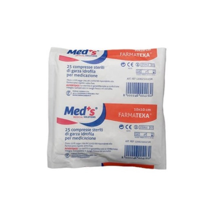 Farmac-Zabban Garza Med's Tnt Sterile 10x10cm 25 Pezzi