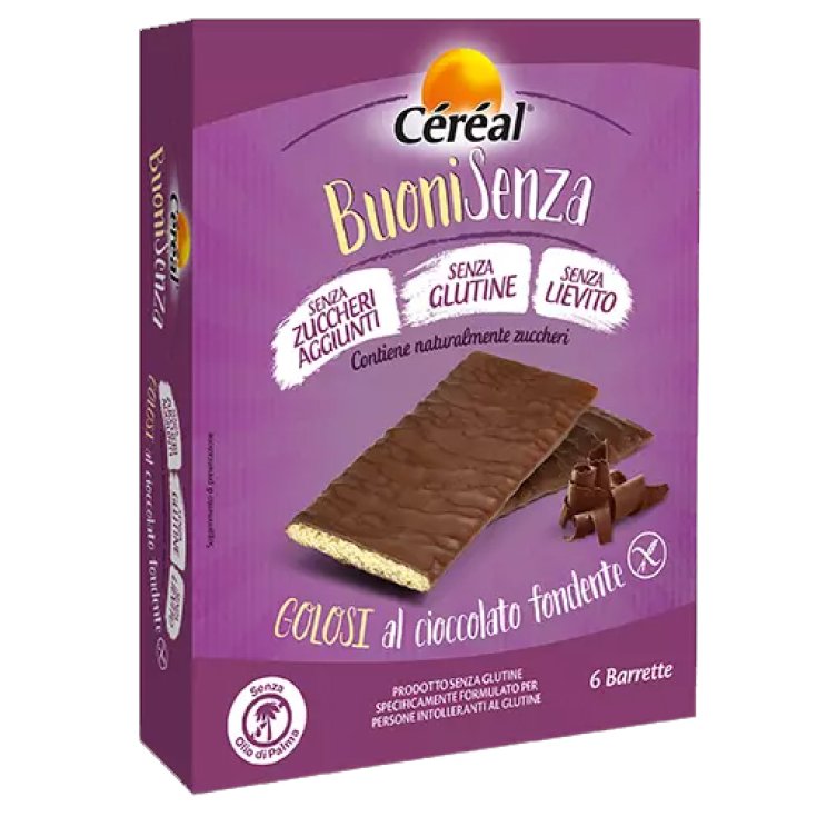 Golosi al Cioccolato Fondente BuoniSenza C&egrave;r&egrave;al 120g