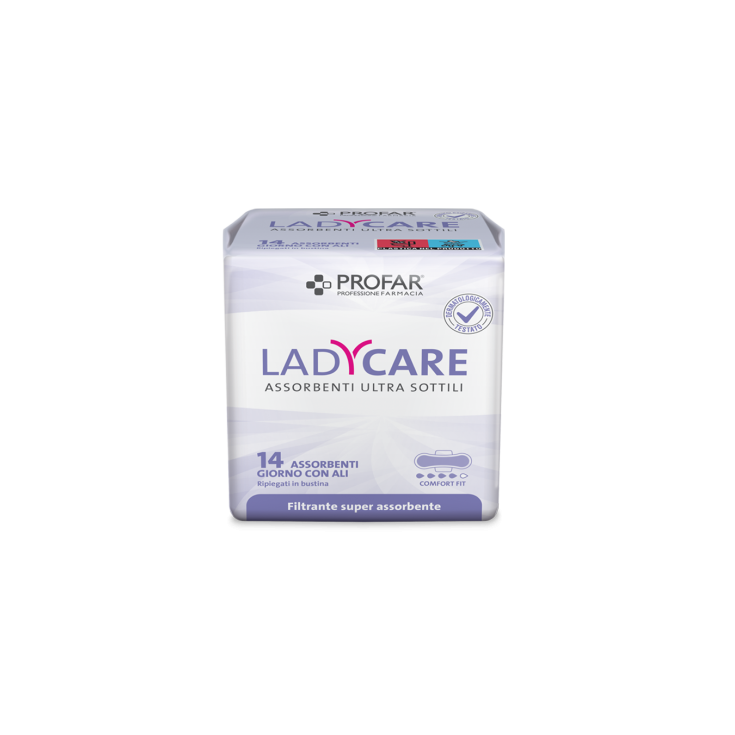 LadyCare Ultra Sottili con Ali Giorno PROFAR&reg; 14 Assorbenti