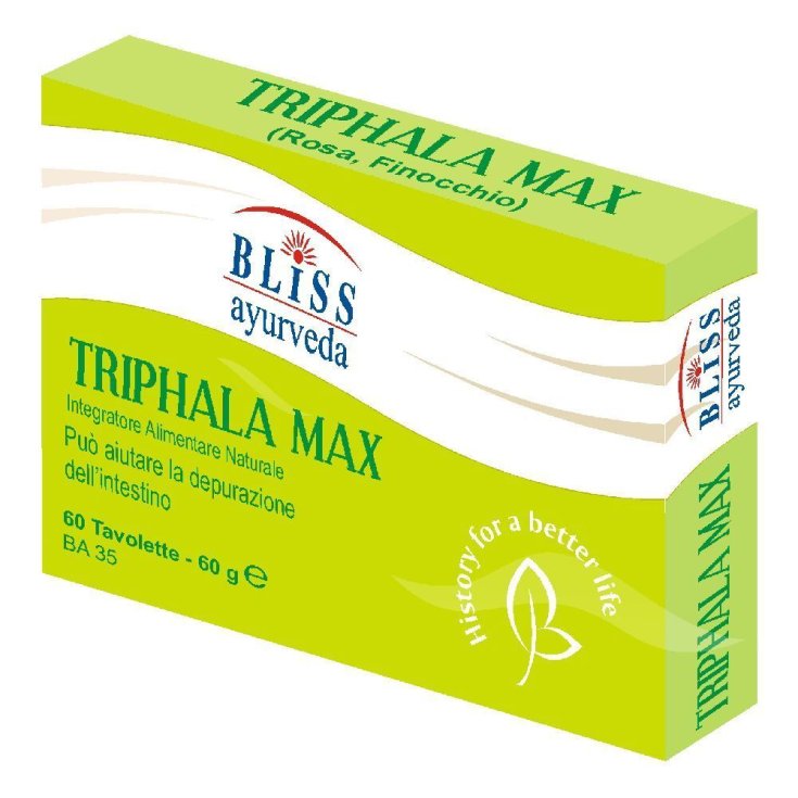 Triphala Max Bliss Ayurveda 60 Compresse