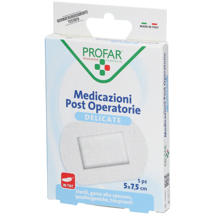 Medicazioni Post Operatorie Delicate 7,5x5cm PROFAR&reg; 5 Pezzi