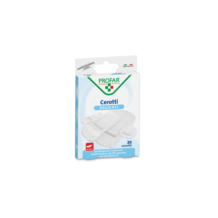 Cerotti Delicati 7x3cm PROFAR&reg; 20 Pezzi