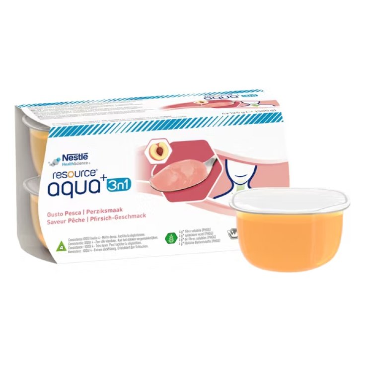 Resource&reg; Aqua+ Gelificata 3in1 Pesca Nestl&eacute; 4x125g